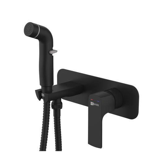 Гигиенический душ со смесителем LeMark Ursus LM7220BL черный