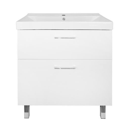 Тумба с раковиной Azario Ника CS00094407 70х50 напольная цвет белый