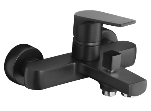 Смеситель Azario TREYA AZ-156805024 настенный черный
