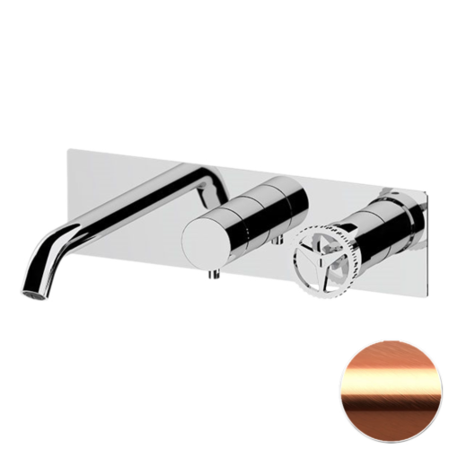 Смеситель для ванны Remer Chrono CH54D2RP встраиваемый в стену медь