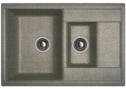 Кухонная мойка Dr.Gans Астра 760К 25.065.D0760.409 75х50 цвет серый поверхность матовая
