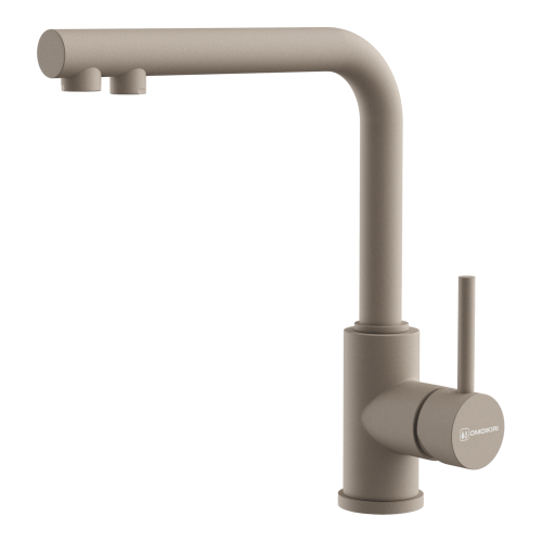 Смеситель для кухни Omoikiri Nakagawa 2 PLUS 4994419 на мойку бежевый