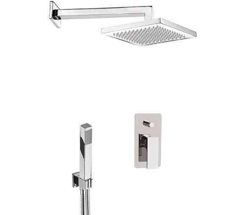 Душевая система Remer Absolute AU09S02O20 встраиваемая в стену цвет хром