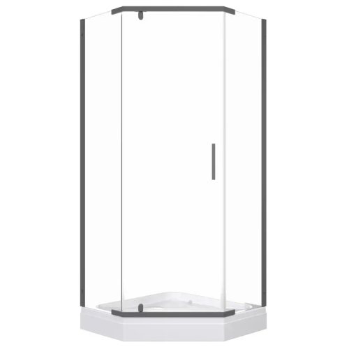 Душевой уголок Тритон Дека Щ0000073926 100х100 стекло прозрачное профиль хром с поддоном