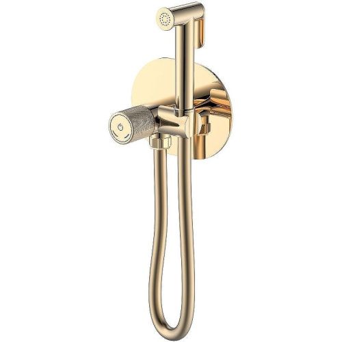 Гигиенический душ со смесителем Boheme Tech 157-G золото
