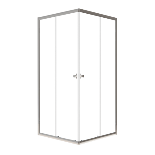 Душевой уголок Тритон Вента-Хром Щ0000051622 90х90 стекло прозрачное профиль хром без поддона