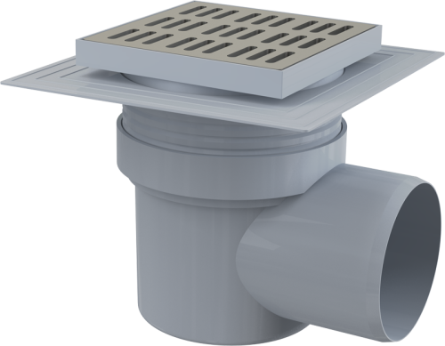 Душевой трап Alcadrain APV12 20х20 хром