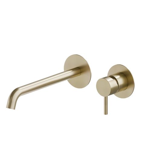 Смеситель для раковины Newform X-STEEL 316 69630EX.59.098 встраиваемый в стену золото