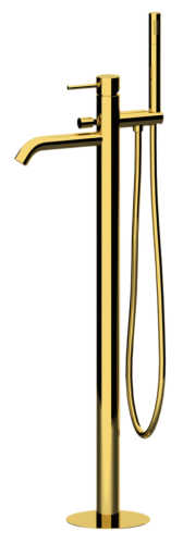 Смеситель для ванны Remer X Style X08DO напольный золото