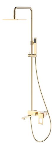 Душевая стойка Boheme Q 148-GG настенная цвет золото