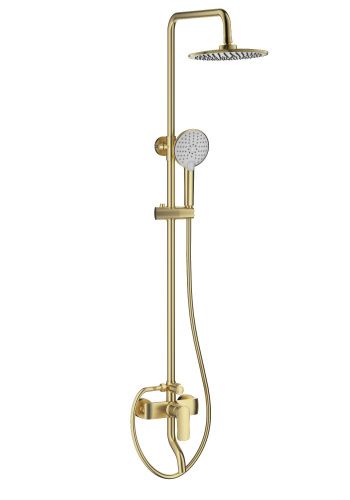 Душевая стойка Wonzon & Woghand WW-AE3354-BG настенная цвет золото