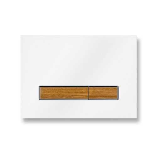 Клавиша смыва механическая Lavinia Boho RelFix 38050703 цвет белый/коричневый