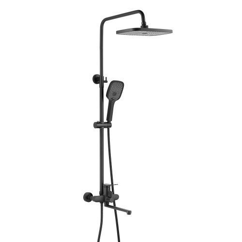 Душевая стойка Shevanik S6236H настенная цвет черный