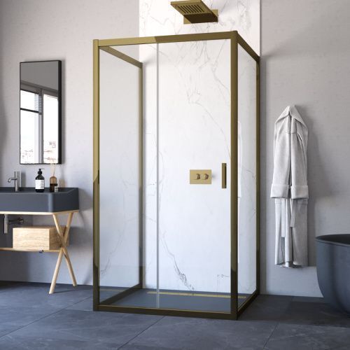 Душевой уголок Vegas-Glass ZP-U TUR+NOVO ZP-U TUR NOVO 120*100 05 crystalvision 120х100 стекло прозрачное профиль бронза без поддона