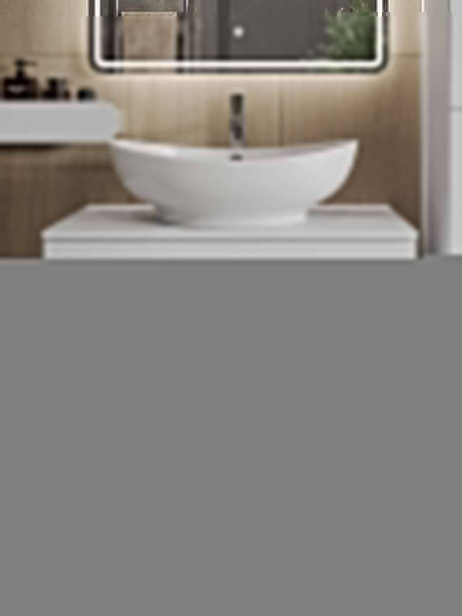 Тумба с раковиной Orange Line Li-80TuwMDF+B08-585W 80х50 - фото 3