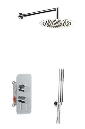 Душевая система AQG Urban 19URBER23202 встраиваемая в стену цвет хром