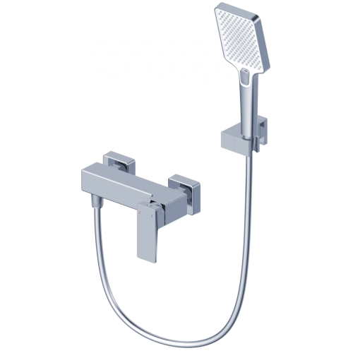 Смеситель для душа Wonzon & Woghand Cube 2.0 WW-88048068-CR настенный хром