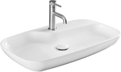 Раковина керамическая Allen Brau Liberty 4.32011.20 70х40 накладная цвет белый 1 отверстие под смеситель