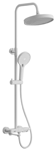 Душевая стойка Belz B713 B25713-8 настенная цвет белый