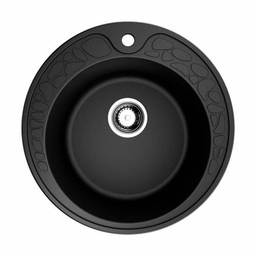 Кухонная мойка Omoikiri Tovada 4993369 50х50 цвет черный поверхность матовая