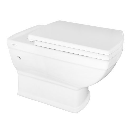 Чаша унитаза подвесная Creo Ceramique ORLEANS OR1100+OR1001 цвет белый без сиденья каскадный смыв