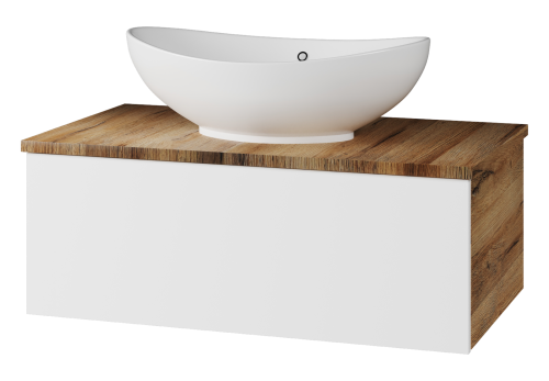 Тумба под раковину Misty Ива П-Ива-01080-951Я 80х50 подвесная