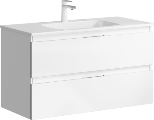 Тумба под раковину Aqwella Y ACC0110W 100х50 подвесная цвет белый