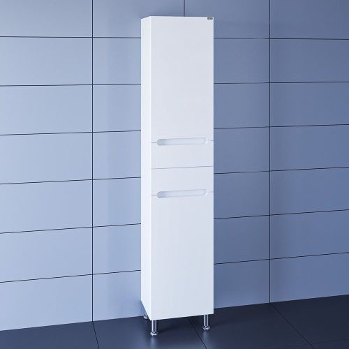 Шкаф-пенал СанТа Лондон 524003 40х190 напольный цвет белый