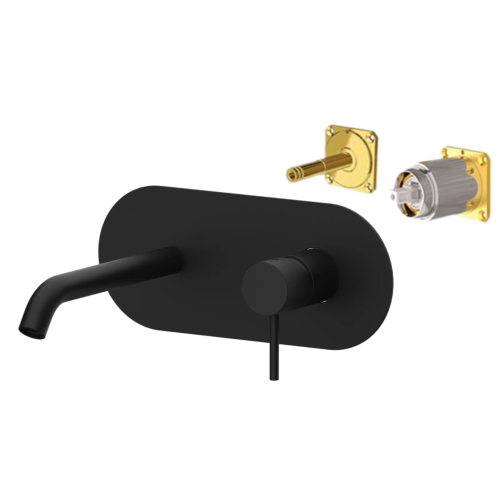 Смеситель для раковины Remer X Style X15KBNO встраиваемый в стену черный