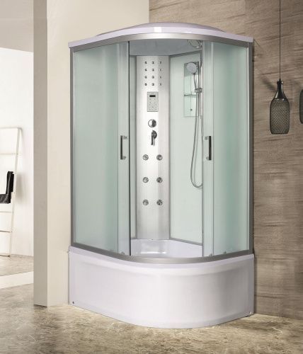 Душевая кабина River DUNAY 10000006180 120х90 асимметричная с крышей ориентация левая