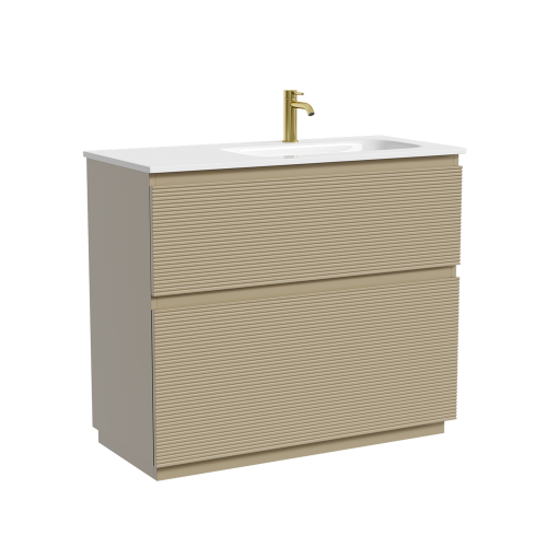 Тумба под раковину Sancos FOLK Floor FL100FRCP 100х40 напольная цвет бежевый