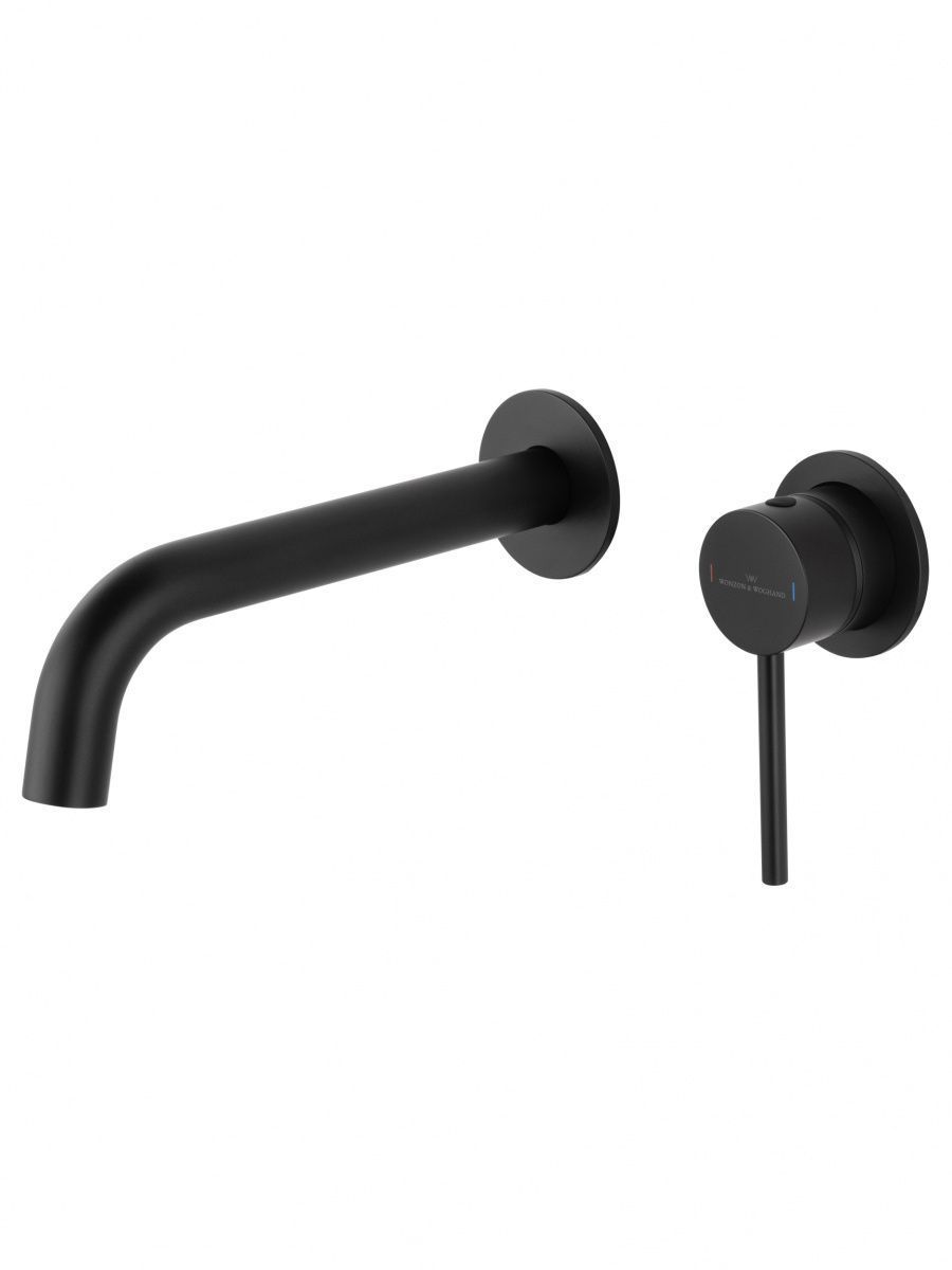 Смеситель для раковины Wonzon & Woghand Stick WW-88869017-MB встраиваемый в стену черный