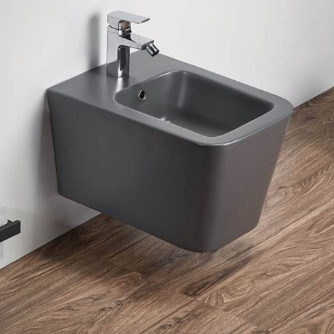 Биде подвесное CeramaLux 5370MDH цвет серый