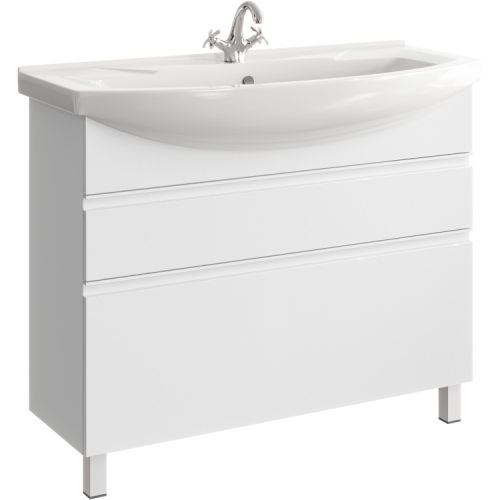 Тумба под раковину Aqwella Y ROD01102N 100х30 напольная цвет белый