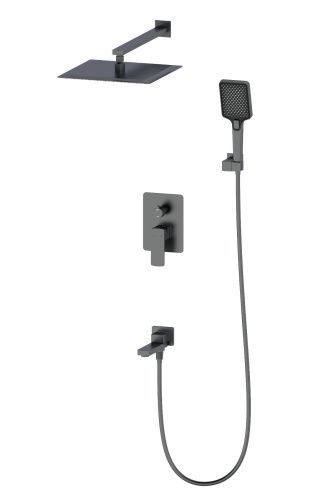 Душевая система Wonzon & Woghand Edge WW-88939003-BGM встраиваемая в стену цвет серый