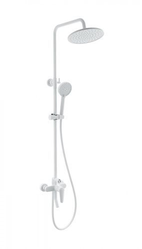 Душевая стойка Wonzon & Woghand WW-B2168-A-MW настенная цвет белый