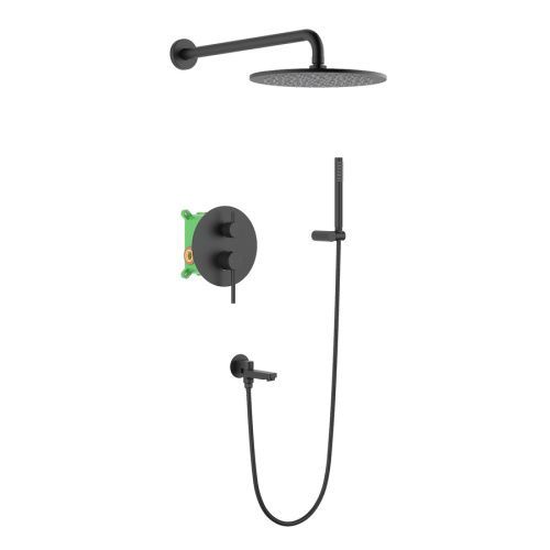 Душевая система Timo Saona SX-2379/03SM встраиваемая в стену цвет черный