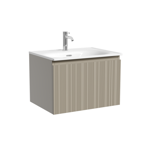 Тумба под раковину Sancos CODE CD60GP 60х50 подвесная цвет серый