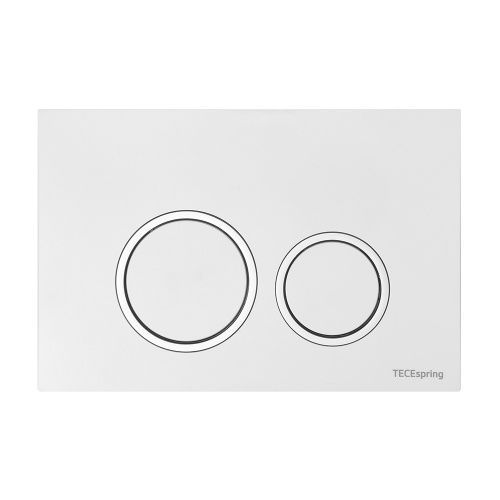 Клавиша смыва механическая Tece TECEspring 9940103 цвет белый глянцевый/хром
