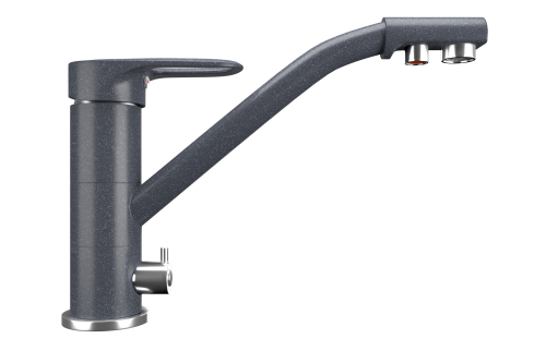 Смеситель для кухни Ulgran Classic U-010-343 на мойку черный