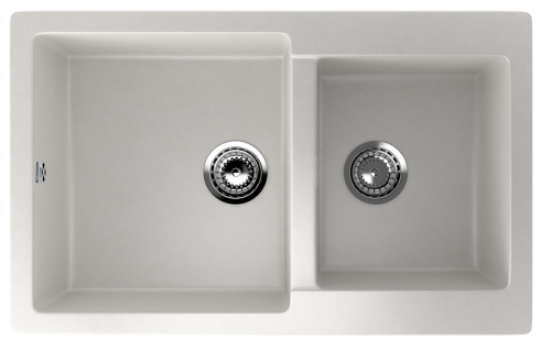 Кухонная мойка Ulgran Classic U-505-341 75х50 цвет белый