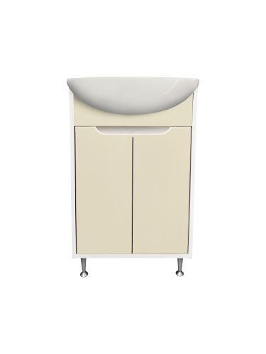 Тумба под раковину Runo Эконова 00-00004658 50х30 напольная цвет белый