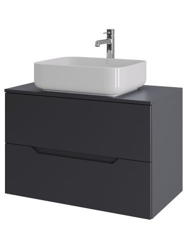 Тумба с раковиной Orange Line Li-80TugMDF+B05-500W 80х50