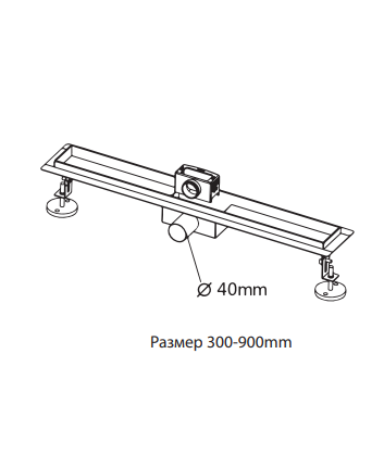 Душевой лоток AltroBagno Livello AltroBagnoLivello071240BC - фото 3