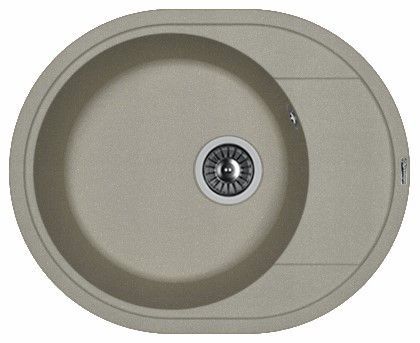 Кухонная мойка Florentina Родос 580 20.240.B0580.307 60х45 цвет серый поверхность матовая