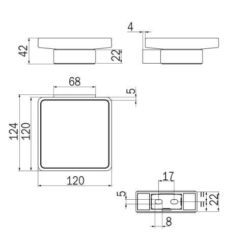 Мыльница Inda INDISSIMA A88110NE21 - фото 2