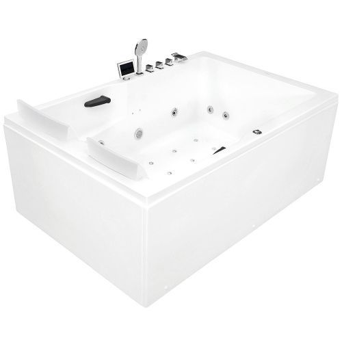 Ванна акриловая гидромассажная Gemy G9061 K R 181х121 пристенная прямоугольная с каркасом