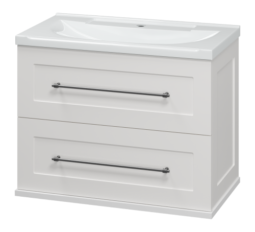 Тумба под раковину Misty Марта П-Мрт09070-011Пр 70х40 подвесная цвет белый