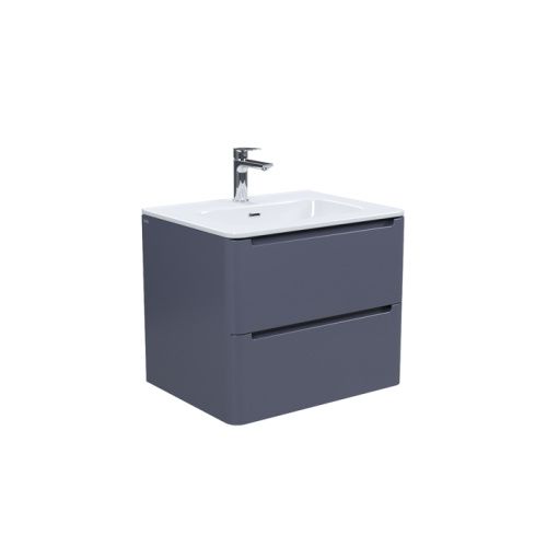 Тумба с раковиной Iddis Edifice EDI60D0i95K 60х50 подвесная цвет серый