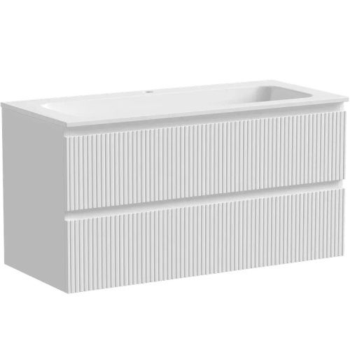 Тумба под раковину Sancos SNOB T SNT100W 100х40 подвесная цвет белый